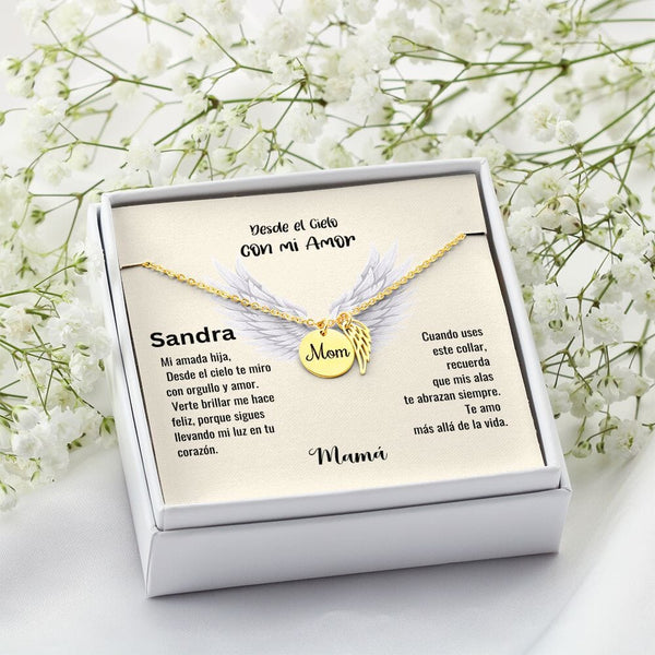 Un regalo que lleva esperanza, calma y cariño, como un susurro del cielo: Collar conmemorativo MOM Jewelry 