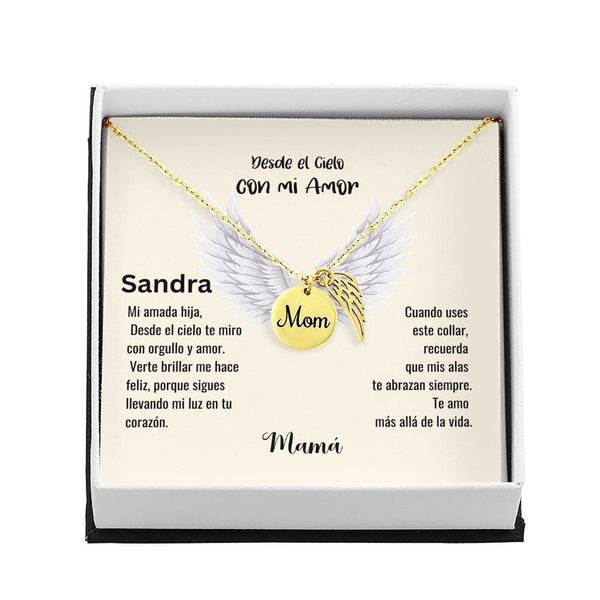 Un regalo que lleva esperanza, calma y cariño, como un susurro del cielo: Collar conmemorativo MOM Jewelry 
