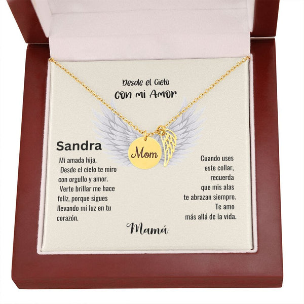 Un regalo que lleva esperanza, calma y cariño, como un susurro del cielo: Collar conmemorativo MOM Jewelry 