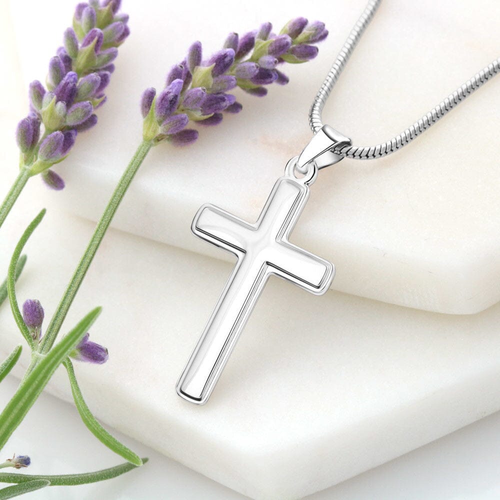 Un regalo simbólico de éxito y protección para celebrar su graduación - Collar con Cruz Jewelry/EngravedCross 