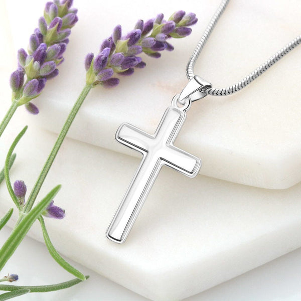 Un regalo simbólico de éxito y protección para celebrar su graduación - Collar con Cruz Jewelry/EngravedCross 