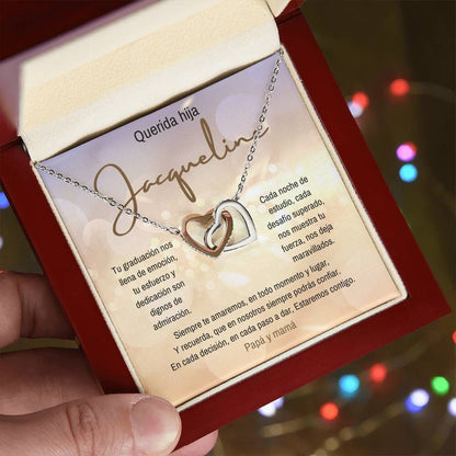 Un Símbolo de Amor y Orgullo: Collar de Corazones Entrelazados para Celebrar su Graduación Jewelry/InterlockingHearts 