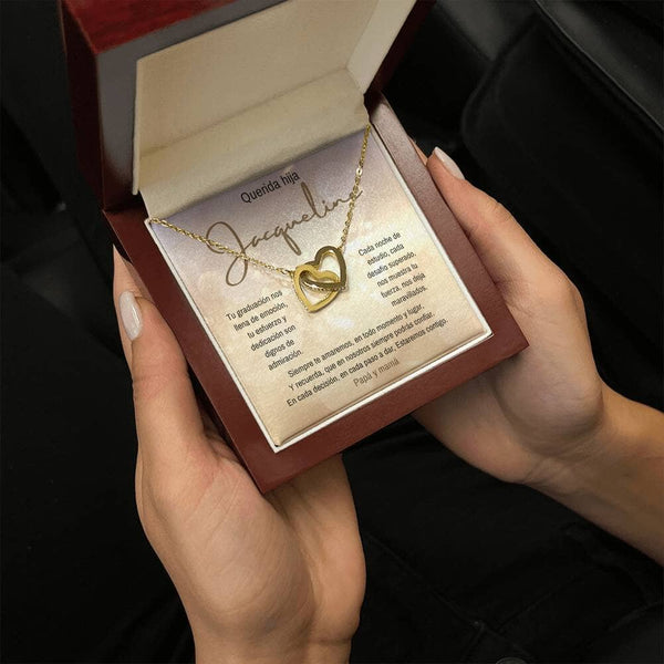 Un Símbolo de Amor y Orgullo: Collar de Corazones Entrelazados para Celebrar su Graduación Jewelry/InterlockingHearts 