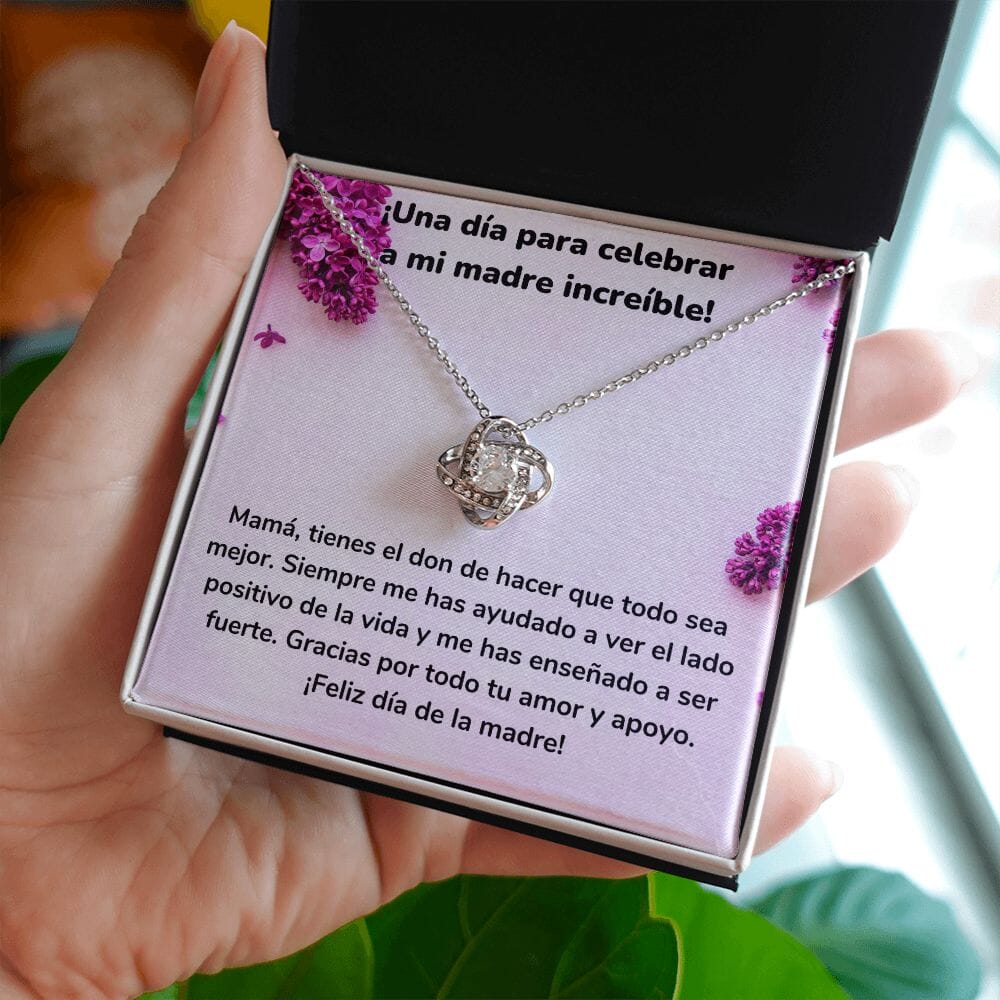 A day to celebrate my amazing mother! Necklace for Mom Love Knot (Love –  Regalitos.com