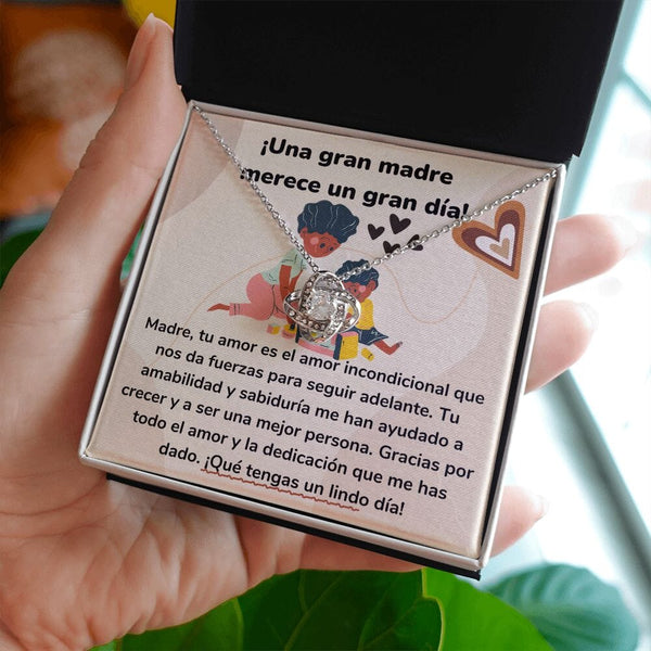 ¡Una gran madre merece un gran día! Collar Para Mamá Nudo de Amor (LoveKnot) Jewelry/LoveKnot 