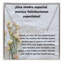¡Una madre especial merece felicitaciones especiales! - Collar Personalizado Con Nombre Corazón - Mamá Jewelry/NameNecklaceHeart ShineOn Fulfillment 